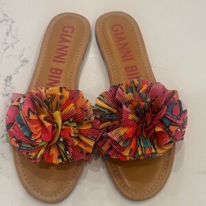 Gianni Bini Multicolor Floral Sandals